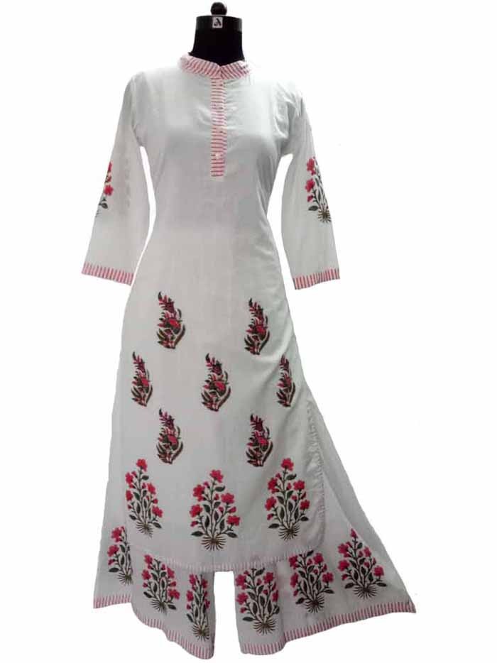 Handblock print Kurta & Palazzo